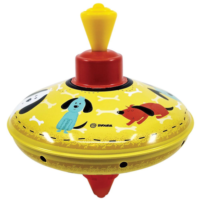 Humming tin top dogs