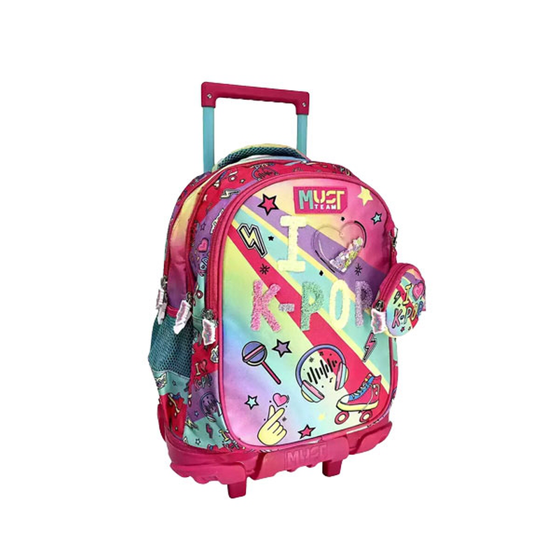 Product image: Τσάντα τρόλεϊ δημοτικού i love k-pop - must, , medium-null