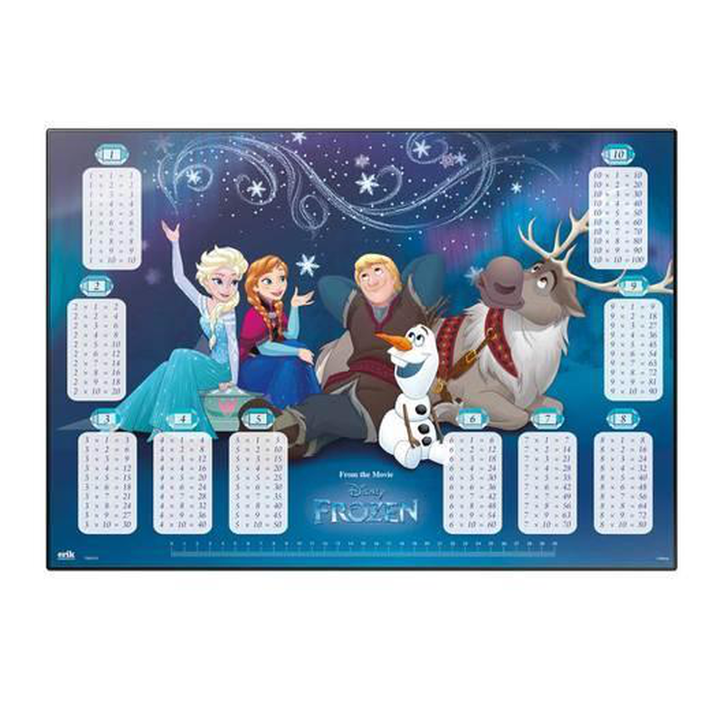 Official frozen multiplication table desk mat-null