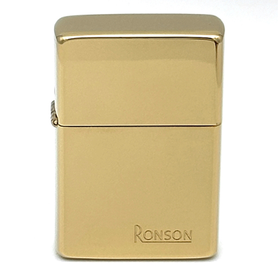 Ronson gold polished fluid lighter, , medium