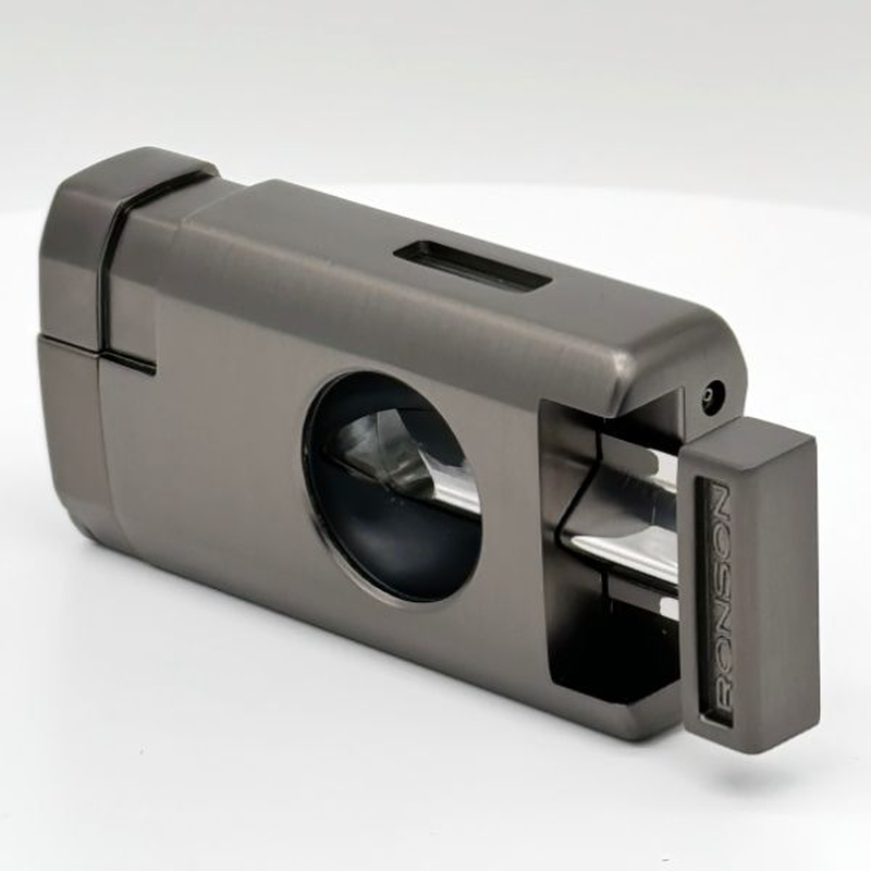 Ronson thunder gun metal cigar lighter, , medium-null