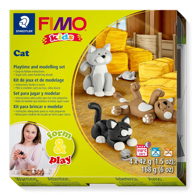 Cat fimo® kids 8034 oven-bake modelling clay