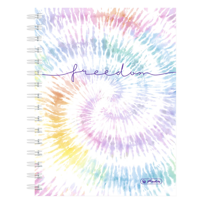 Herlitz new batik freedom / pattern / multicolour / a5 / 100 sheets / squared paper / hardcover, , medium-null