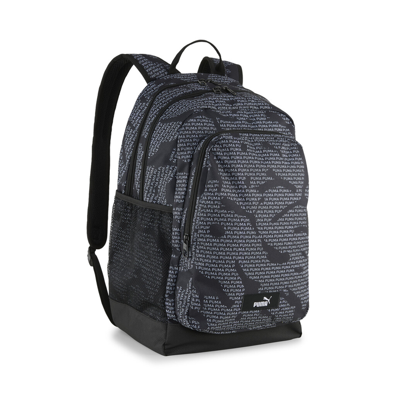 Puma academy backpack black logo-null