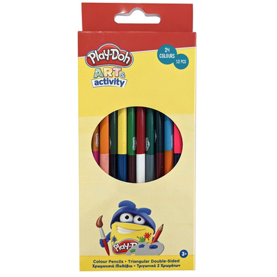 Play doh 12-piece double-ended crayons, , medium
