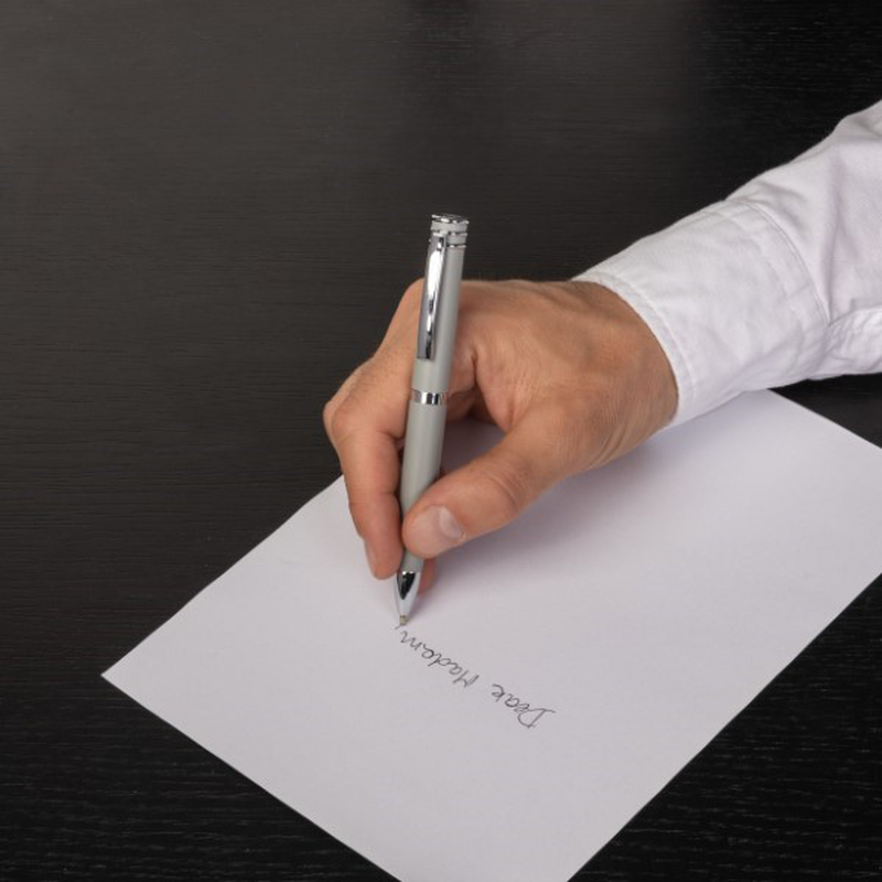 Cerruti ballpoint pen austin grey/silver, , medium image number null