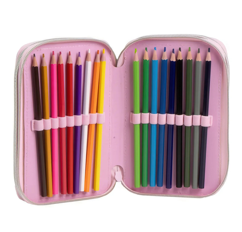 Disney stitch triple pencil case, , medium-null