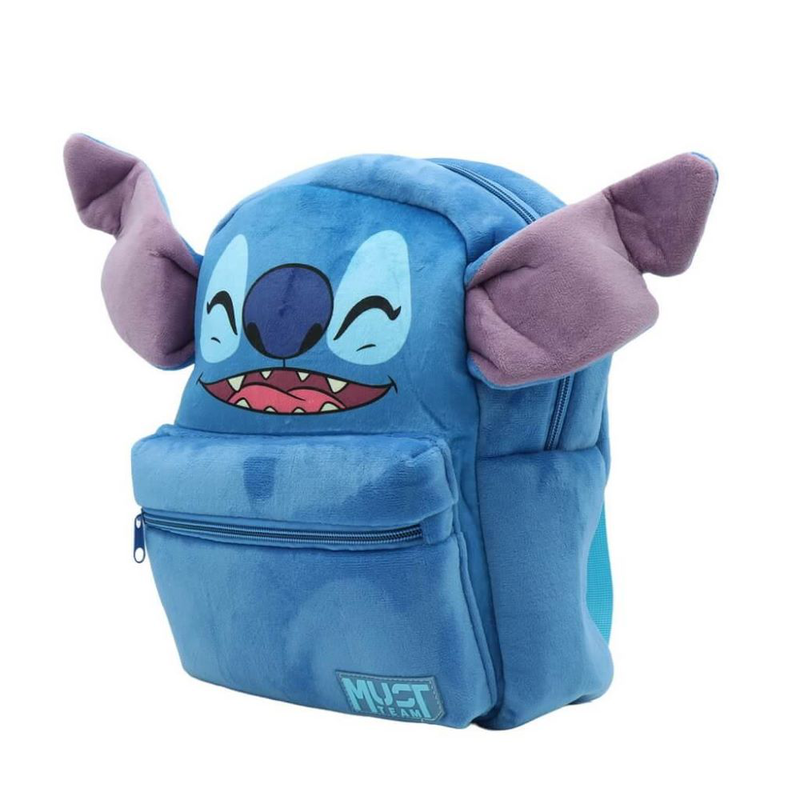 Τσάντα πλάτης λούτρινη disney stitch must team 2 θήκες, , medium-null