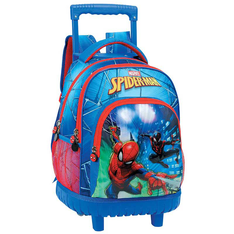 Trolley backpack spiderman, , medium-null