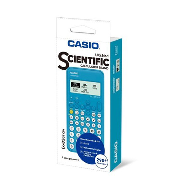 Product image: Casio calculator fx-83gt cw  scientific blue, , medium-null