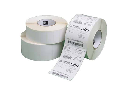 Zebra z-perform 1000d direct thermal labels 76x51mm 19mm core black mark 187 labels box of 16 rolls mobile printers, , medium