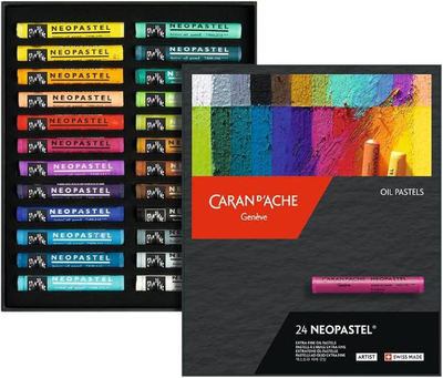 Caran d'ache neopastel oil pastels set of 24 (7400.324)