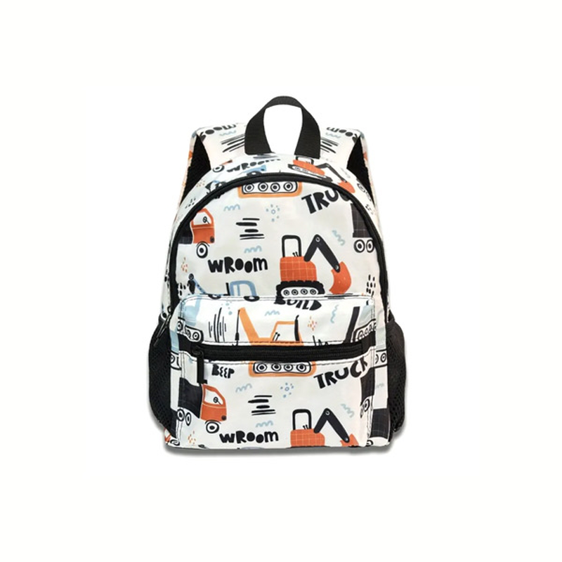 Τσάντα πλάτης με σχέδιο φορτηγάκια, , medium-null