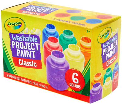 Crayola 6 washable kids paint set, , medium