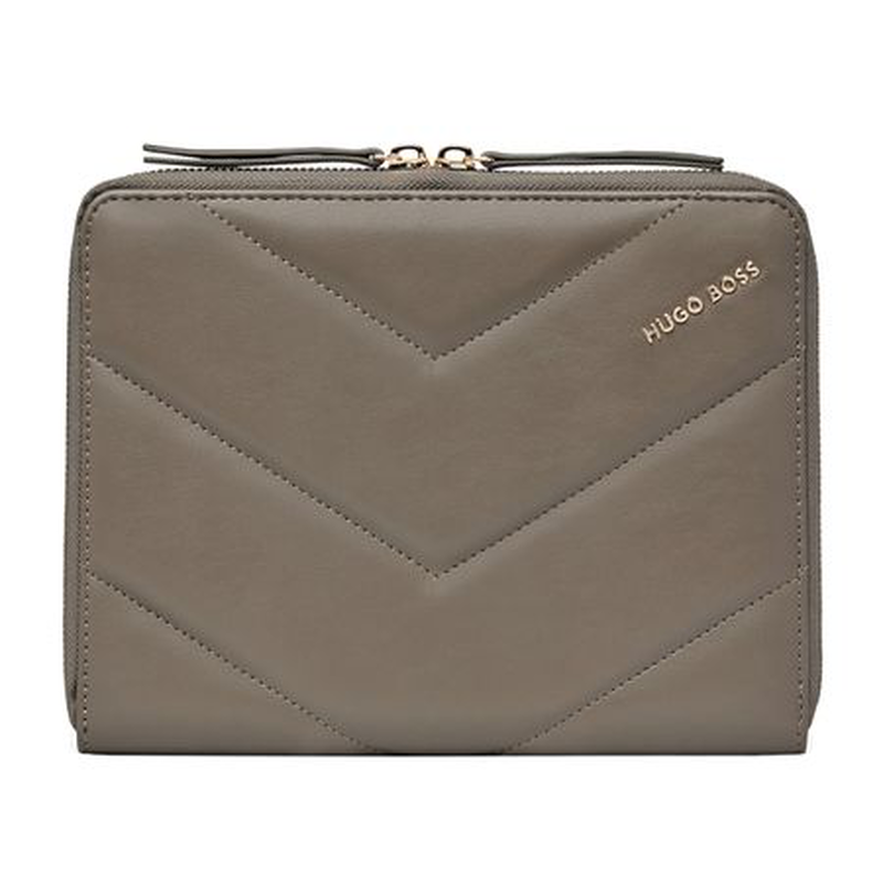 Hugo Boss conference folder zip a5 triga taupe-null