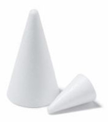 Polystyrene cone 9x21cm, , medium