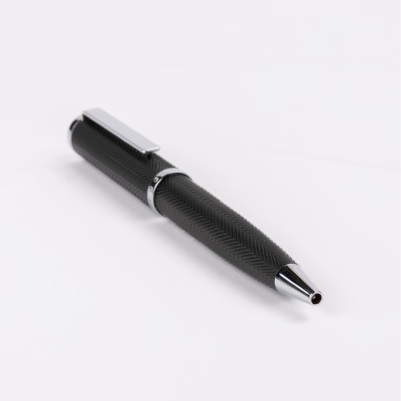 Hugo Boss ballpoint pen formation herringbone chrome, , medium image number null