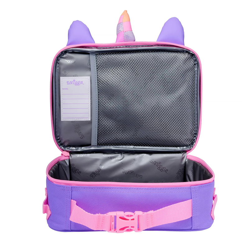 Smiggle eclipse oblong attach lunchbox - lilac, , medium-null