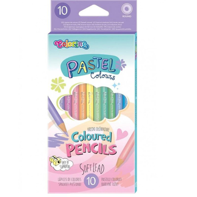 Colorino pastel coloured pencil 10 colours 80813ptr, , medium