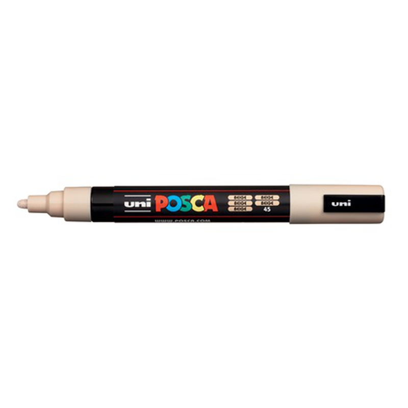 Uni posca bullet tip paint marker pc-5m 1.8-2.5mm beige, , medium-null