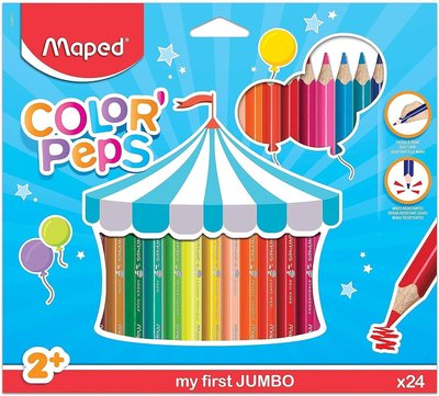 Maped color peps 2+ jumbo x24, , medium