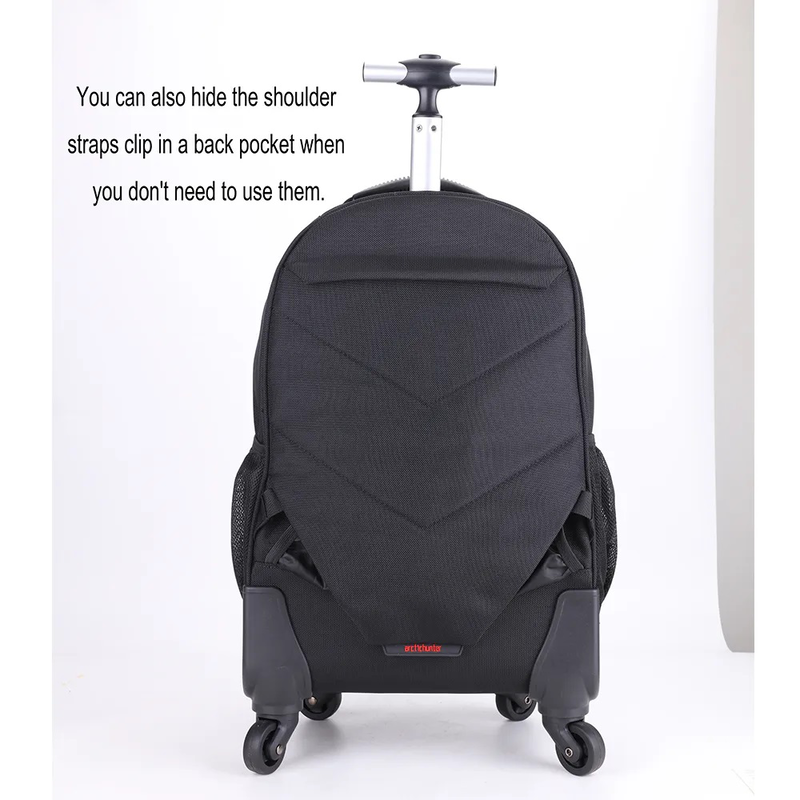 Arctic hunter suit backpack with wheels black 17,3" 45l-null