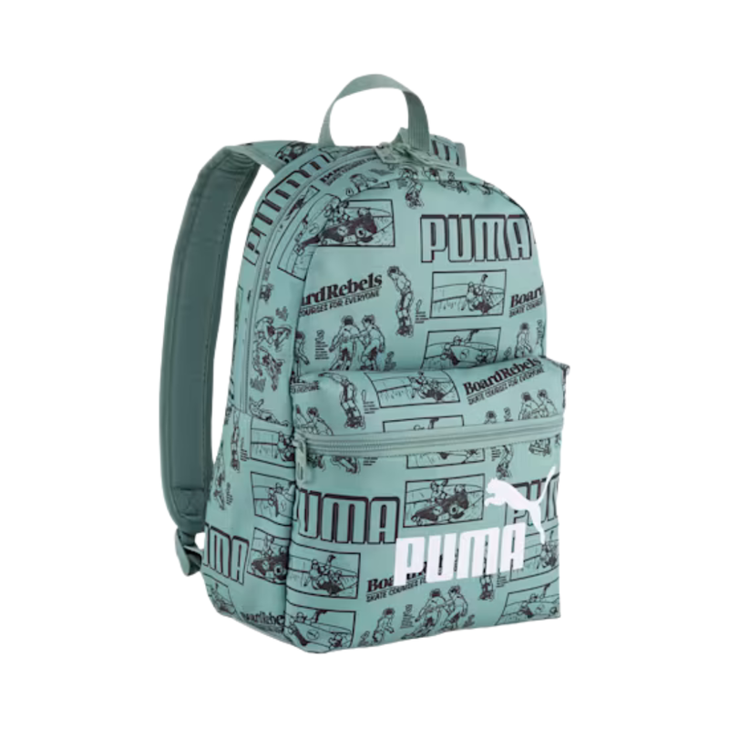Puma phase all over print small backpack green moon 091324-01-null