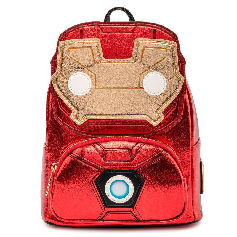 Loungefly marvel iron man light-up backpack 26cm, , medium image number null
