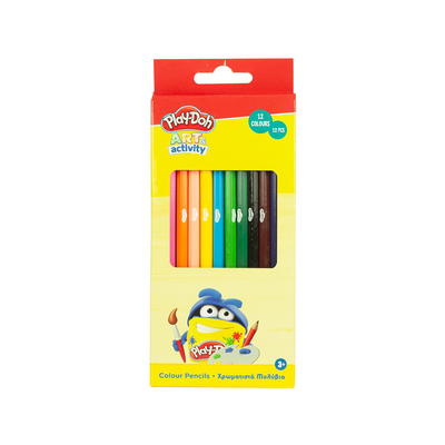 Play-doh art & activity colour pencils - 12 colours, , medium
