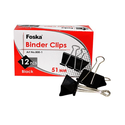 B/r binder clips 51mm(12pcs) br40005, , medium
