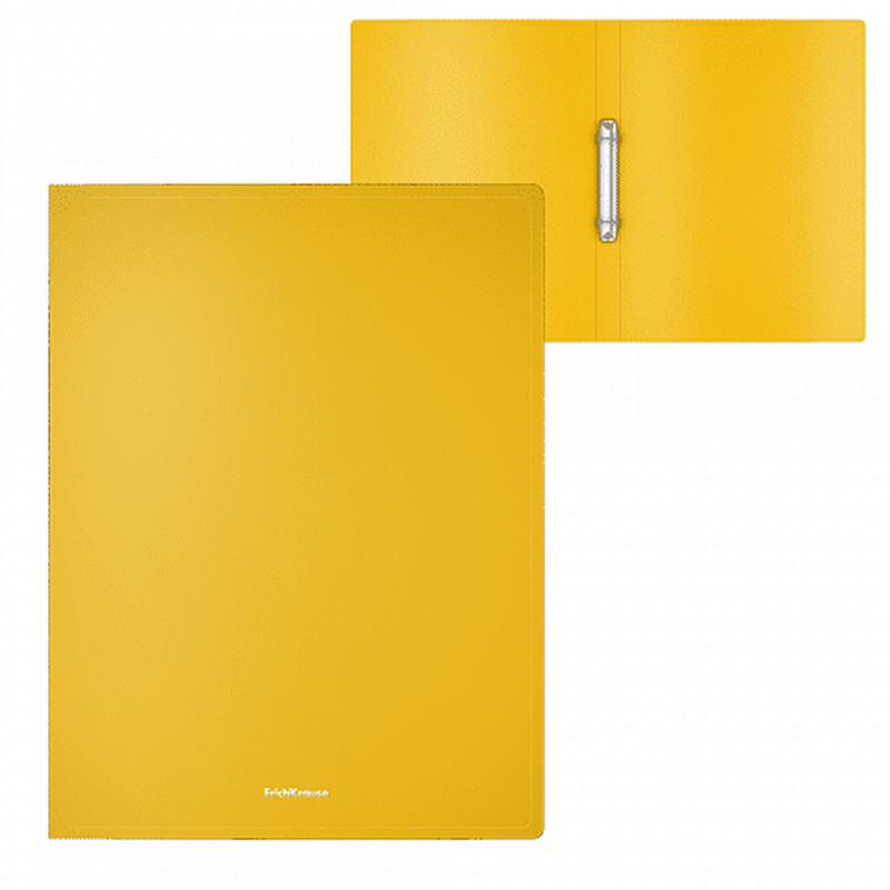 Erichkrause ring binder classic 2 rings 24mm a4 yellow 42968, , medium-null