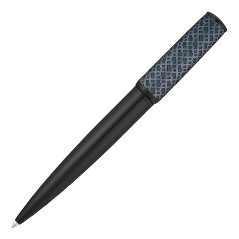 Hugo Boss ballpoint pen arche monogram black & navy, , medium-null