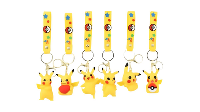 Pok&eacute;mon pikachu keychain &ndash; cute anime keyring with strap, , medium