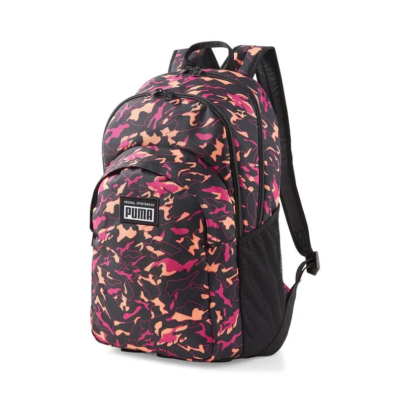 Puma academic backpack black-luminous aop, , medium-null