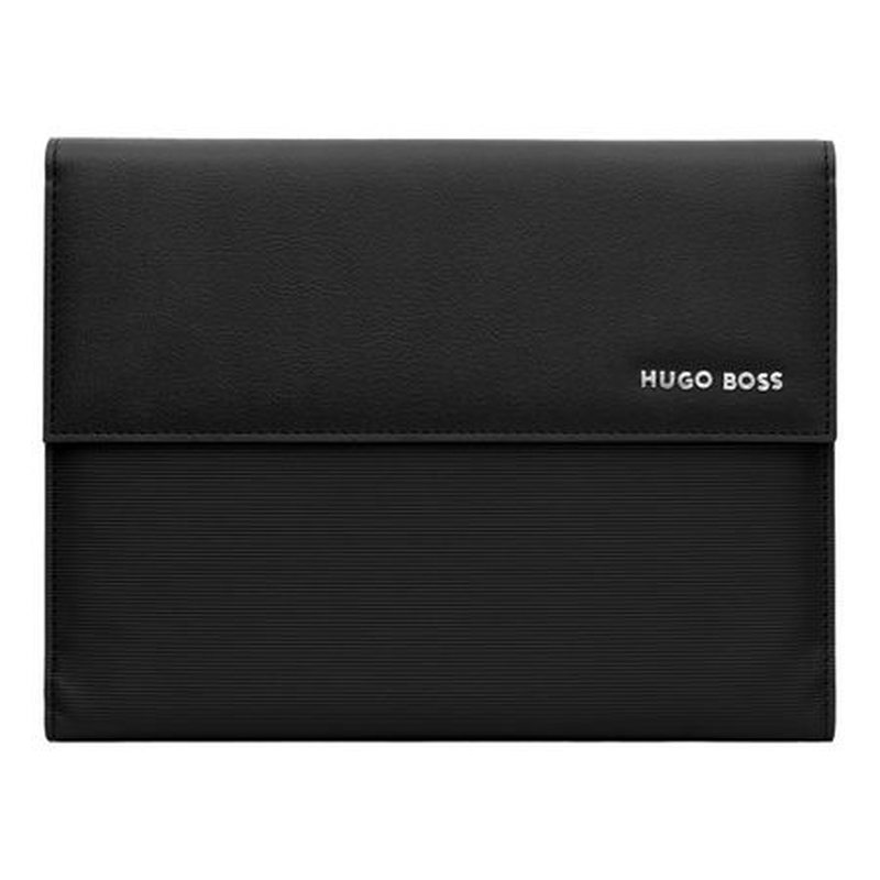 Hugo Boss folder a5 pinstripe black, , medium-null