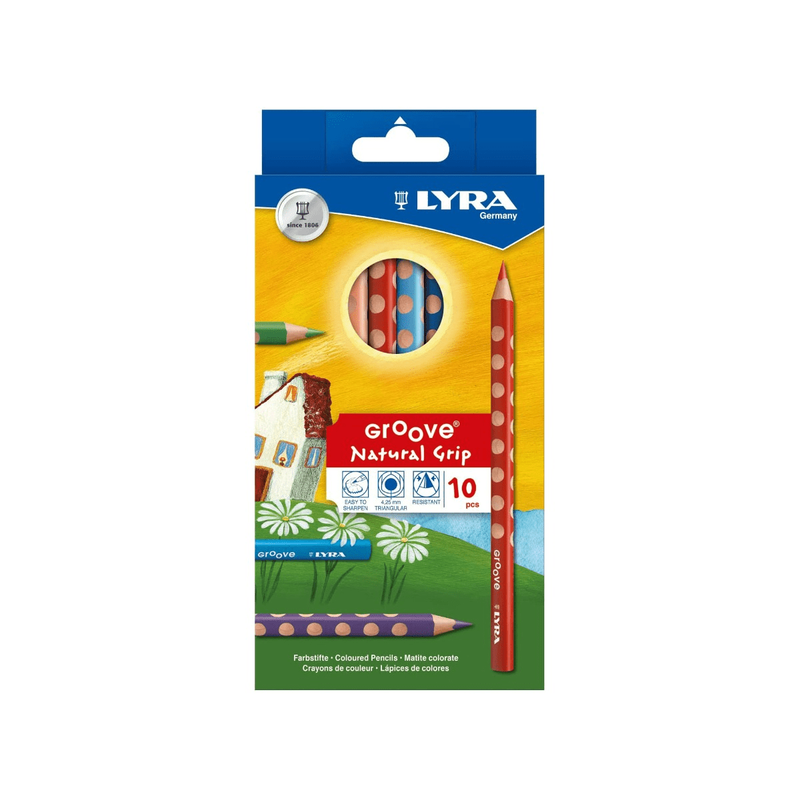Lyra groove child-grip set of 10 pencils, , medium-null