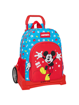 Backpack safta mickey mouse "fantastic" with evolution trolley