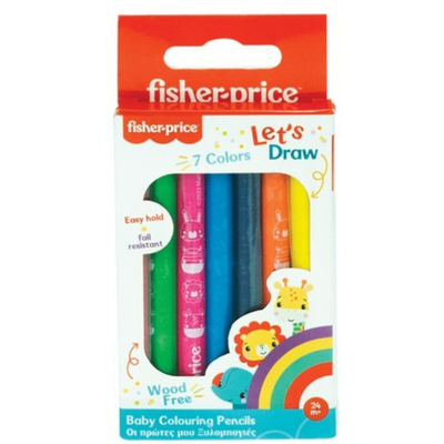 Gim fisher price wood paints with 7 colors, , medium