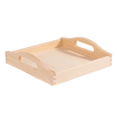 Wooden tray, , medium