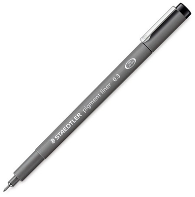 Staedtler pigment liner 03 black, , medium