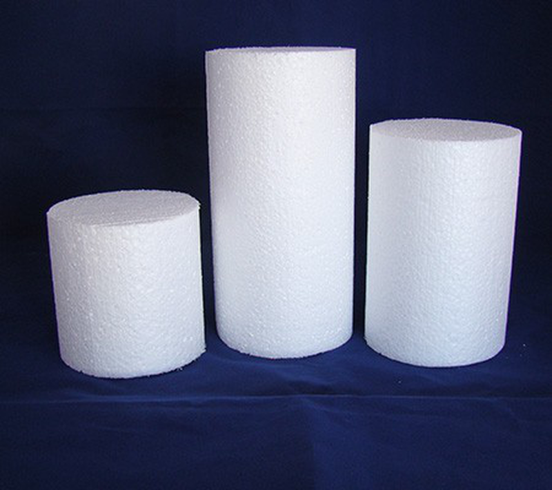 Polystyrene cylinder 5x10cm, , medium-null