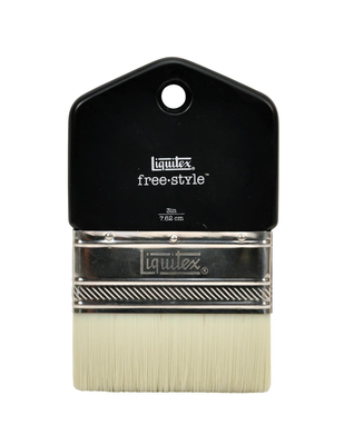 Lqx professional freestyle large scale brush paddle 3-inch liquitex