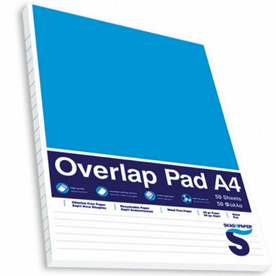 Skag overlapa pad a4 ruled 60gr 50sh, , medium