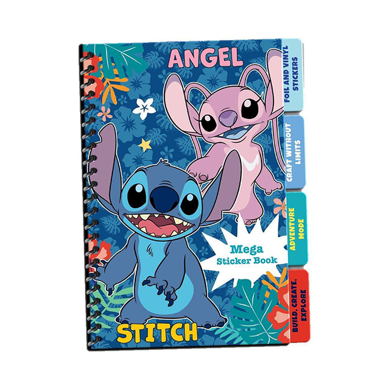 Sticker book 13.2x20.3cm lilo&stitch, , medium-null