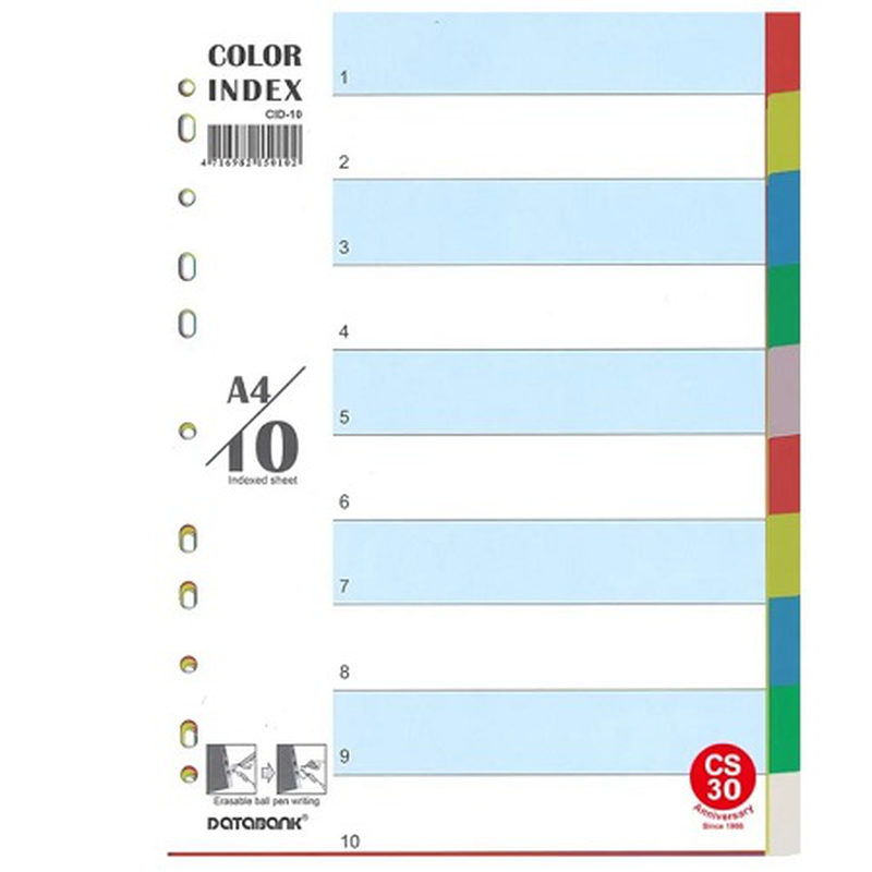 Product image: Databank color index pp cid-10 a4 10 subjects, , medium-null