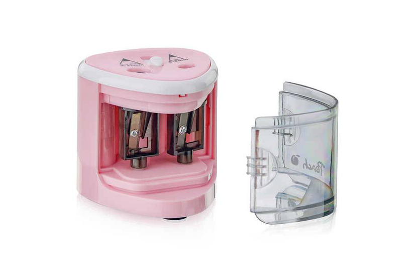Peach electric universal sharpener for all pencils, po102, pink, , medium-null