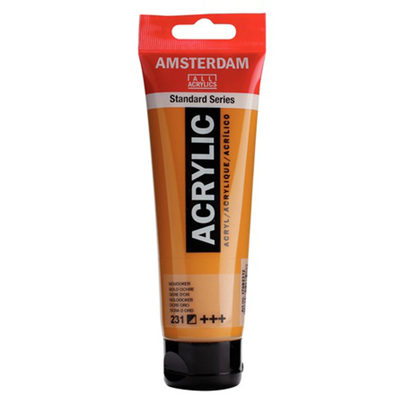 Product image: Amsterdam acrylic 120ml gold orche 231, , medium-null