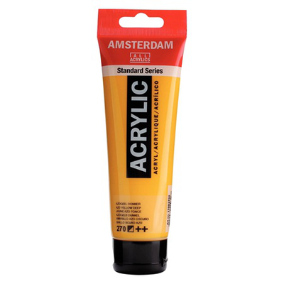 Amsterdam acrylic 120ml azo yellow deep 270, , medium
