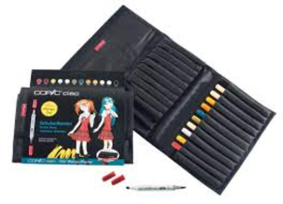Copic ciao coloured marker pen - wallet of 12 trendy teens, , medium