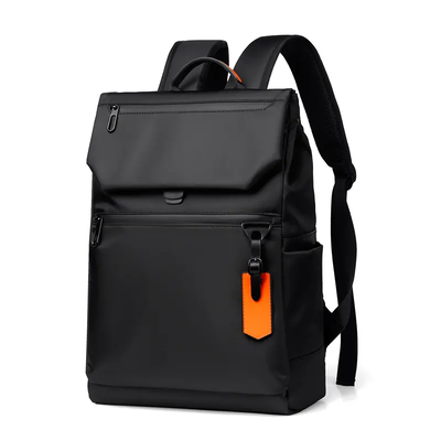 Urban edge novato backpack black 14" with USB port, Black, medium
